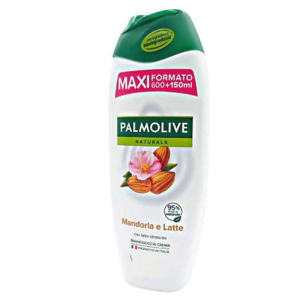 Gel de dus Palmolive Natural, lapte&alune, 750ml