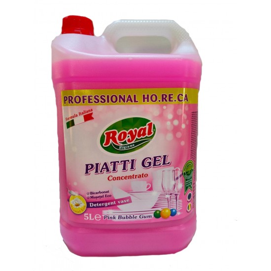 Cloret detergent de vase royal piatti roz bubble gum, 5L