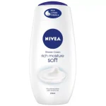 Nivea soft cream shower gel, 750ml